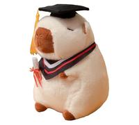 Carpincho Plush - Stuffed Animal - Adorable Plush Doll | 9" Carpincho with Cap and Robe for Graduation Gifts, Room Decor Ideas, Celebration Plush