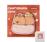 Carpincho Sticky Notes - Capibara Notepad | Funny Sticky Notes, Capibara Notes Sticky Tabs, Note Taking Supplies, Removable Notepads For Taking