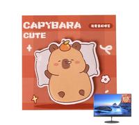 Carpincho Sticky Notes - Capibara Notepad | Funny Sticky Notes, Capibara Notes Sticky Tabs, Note Taking Supplies, Removable Notepads For Taking
