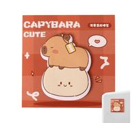 Carpincho Sticky Notes - Capibara Notepad | Funny Sticky Notes, Capibara Notes Sticky Tabs, Note Taking Supplies, Removable Notepads For Taking