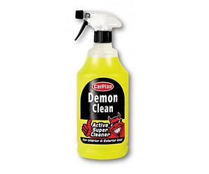 CarPlan Active Super Cleaner 1 Litre Demon Clean 1L CDC101 Surface Removes Grease Dirt From Windows Dashboards Plastic Trims Suitable for all hard surfaces Interior and Exterior