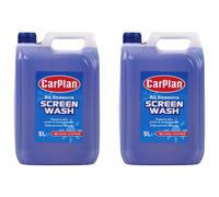 Carplan All Seasons Concentrated Screenwash 5L X2 Windshield Washer Fluid 10L