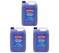 Carplan All Seasons Concentrated Screenwash 5L X3 Windshield Washer Fluid 15L