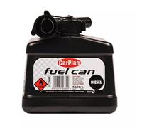 Carplan Black Plastic Diesel Fuel Can Flexible Nozzle 5L Capacity Tpe005 X 12