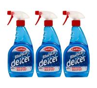 Carplan Blue Star De-Icer Trigger Spray 500Ml X3 Winter Treatment 1.5L Ice Melt