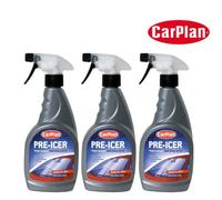 Carplan Blue Star Pre-Icer Trigger Spray 500Ml X3 Treatment 1.5 Litres Ice Melt