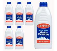 Carplan Blue Star Ready Mixed Antifreeze & Coolant - 1L X 6