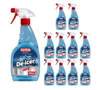 CarPlan Blue Star Trigger De-Icer 500 ml - Fast-Acting Ice & Frost Remover for Car Windows, Works in Extreme Cold (Pack of 12)