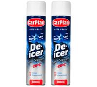 Carplan Bluestar Super De Icer Pressurised Spray 600Ml Fast Effective Ice Remover Minus 15 Degrees 2-Piece