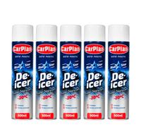 Carplan Bluestar Super De Icer Pressurised Spray 600Ml Fast Effective Ice Remover Minus 15 Degrees 5-Piece