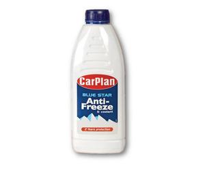 Carplan Bsa001 Blue Star Antifreeze & Coolant Concentrate Down To -36C 1L X 4