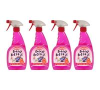 Carplan Bug Insect Tree Sap & Bird Lime Droppings Remover Trigger Spray 500Ml X4