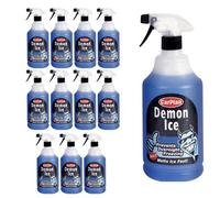 Carplan Car Windscreen De Icer Prevents Freezing 12X 1L Trigger Spray 12 Litres