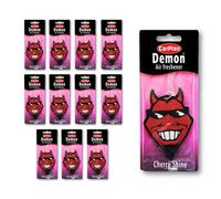 Carplan Demon Dac001 Single Carded Air Freshener Cherry X12 Fragrance Scent Car
