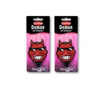 Carplan Demon Dac001 Single Carded Air Freshener Cherry X2 Fragrance Scent Car