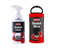 CarPlan Demon Fabric 1L & CarPlan Demon Microfibre Roll - 50 Piece
