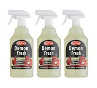 Carplan Demon Fresh Powerful Odour Eliminator Multi Air Freshener Spray 1L X3