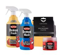 CarPlan Demon Fresh, Slime & Wash Cleaning Kit Kit