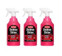 Carplan Demon Shine Spray On Shine Car Wax Polish Spray & Wipe 1L 1 Litre X3