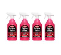 Carplan Demon Shine Spray On Shine Car Wax Polish Spray & Wipe 1L 1 Litre X4