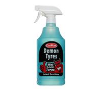 Carplan Demon Tyres Instant Shine Cleaner Polisher Wet Look Tyres 1 Litre