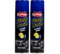 CarPlan Flash Dash Satin Cleaner, 500ml (Pack of 2)