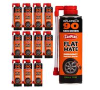 Carplan Flat Mate Small Tyre Inflator Emergency Puncture Repair Seal 2X 300Ml