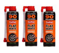 Carplan Flat Mate Small Tyre Inflator Emergency Puncture Repair Seal 3X 300Ml