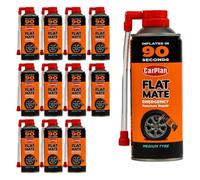 Carplan Flat Mate Tyre Inflator Emergency Puncture Repair 400Ml X12 Treatment