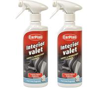 CarPlan Interior Valet Carpet & Upholstery Cleaner, 600 ml (Pack of 2)