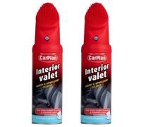 CarPlan IVC400 Interior Valet With Brush Carpet & Upholstery Cleaner 400ml x 2
