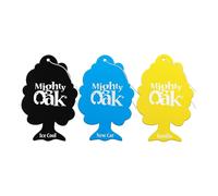CarPlan Mighty Oak Car Air Freshener 3 Pack - Ice Cool, New Car, Vanilla