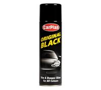 CarPlan Original Black, Trim & Bumper Shine, Protective Silicone Spray, 500 ml (Pack of 6)