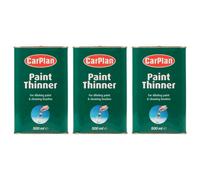 Carplan Paint Thinners For Diluting Paint & Cleaning Brushes 500Ml X3
