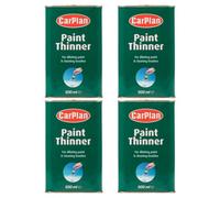Carplan Paint Thinners For Diluting Paint & Cleaning Brushes 500Ml X4