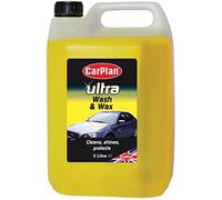 CarPlan POL102 Car Wash Shampoo and Wax Protective Layer 5L Ph Neutral 5 Litre Detailing Cleaner Care Vehicle Cleaning Soap - Remove Dirt Road Grime Streak Free Showroom Shine Finish