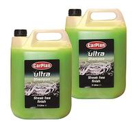 CarPlan POL104 Ultra Car Wash Valet Shampoo Streak Free Finish No Grime - 5L x 2