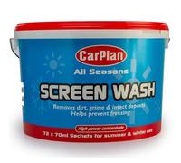 CarPlan Screenwash SCL072 All Seasons Concentrated 72 x 70ml Sachets Bucket