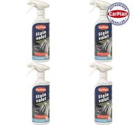 Carplan Svc600 Stain Valet Seats Carpets Roof Linings Cleaner - 600Ml X 4