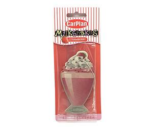 Carplan TETMSC001 Milkshake Carded Air Freshener Strawberry Car Home Office