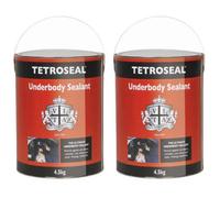 CarPlan Tetroseal Ultimate Underbody Underseal Shutz Sealant - 4.5Kg X2 Easy Application