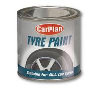 Carplan Tetrosyl Tpt250 Tyre Paint Black Rubber Surfaces 250Ml X2 Treatment