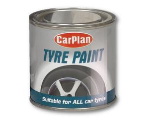 Carplan Tetrosyl Tpt250 Tyre Paint Black Rubber Surfaces 250Ml X4 Treatment