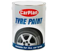 Carplan Tyre Paint Black Tin 5 Litre New Look Shine