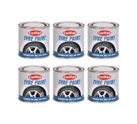Carplan Tyre Paint, Suitable For All Car 250Ml - Pack Of 6