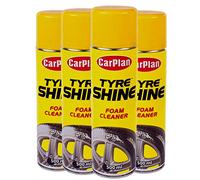 CarPlan Tyre Shine Foam Cleaner 500ml x 4 - New Look Tyres