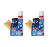 Carplan Winter Essential Car Care Travel Kit Scraper De-Icer Screen Wash X2