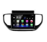 Carplay Android Auto Screen for Hyundai Solaris 2 II 2020-2021 Mirror Link, Voice Assistant, Live Navigation, Touchscreen, Bluetooth, 4 Core 1G+16G