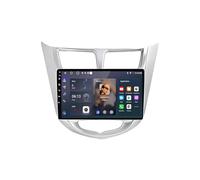 Carplay Android Auto Screen for Hyundai Solaris Verna Accent 1 2010-2016 Mirror Link, Voice Assistant, Live Navigation, Touchscreen, Bluetooth, 8 Core 8G+256G