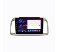 Carplay Android Auto Screen for NissanMarch Micra K12 2002-2010 with Bluetooth/Fm/Aux, Support Mirror Link/Voice Control Android Auto Car Play Screen, 4 Core 1G+16G